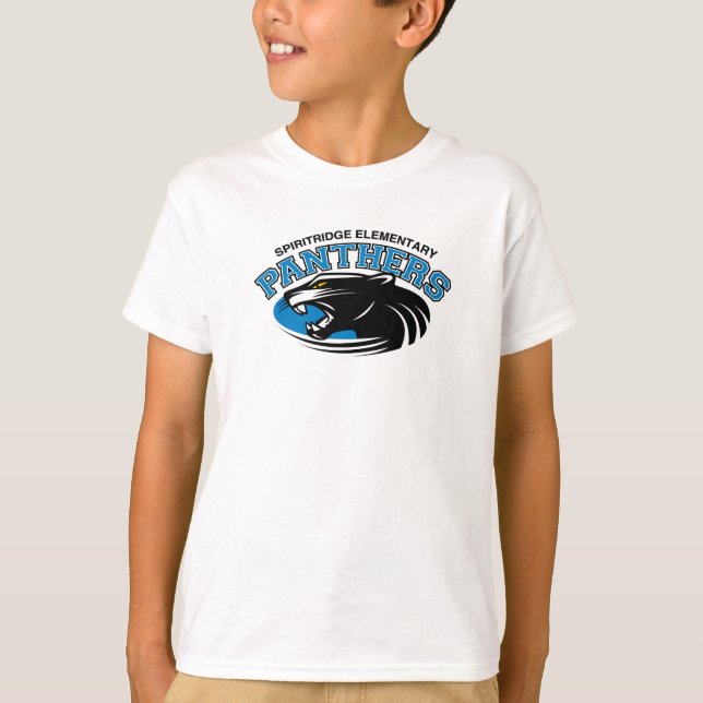 T-shirt La panthère classique badine la pièce en t (Devant)