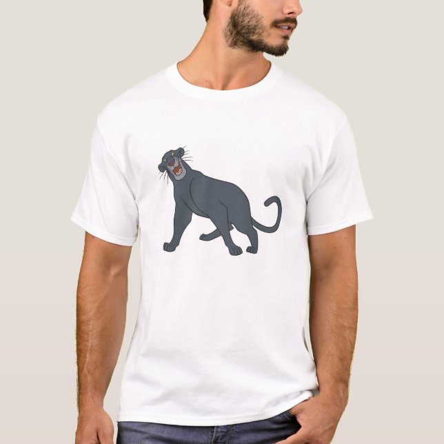 T-shirt La Panthère Disney du livre de la jungle (Devant)