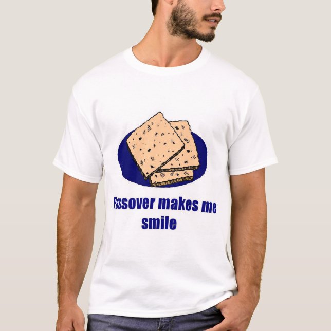 T-shirt La pâque me fait la pièce en t de sourire (Devant)