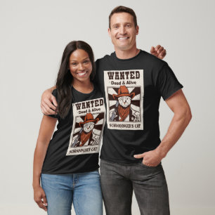 T-shirt La parodie de physique des chats de Schrodinger