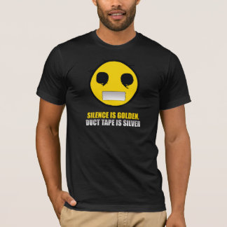 T-SHIRT LA PAROLE EST D'ARGENT LE SILENCE EST D'OR