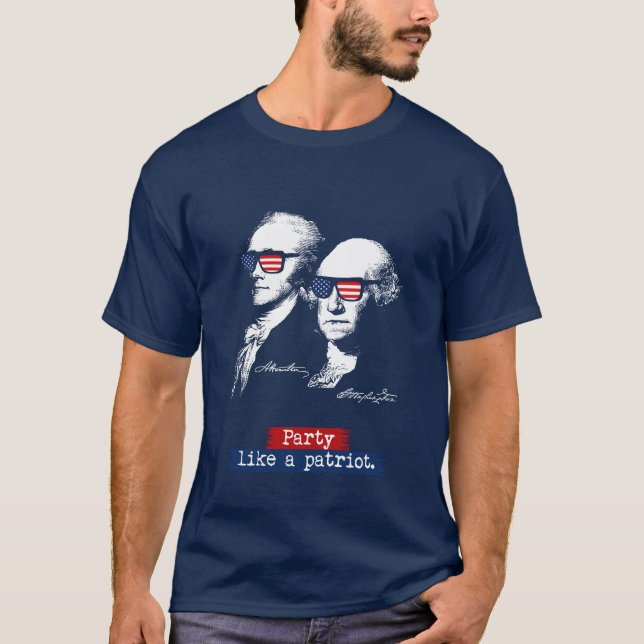 T-shirt La partie d'Alexander Hamilton Washington aiment (Devant)