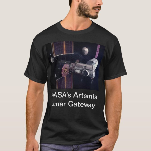 T-shirt La passerelle lunaire Artemis de la NASA (Devant)