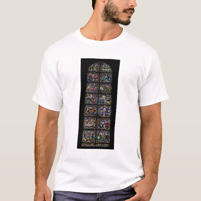 T-shirt La passion, fenêtre en ogive dans la façade (Devant)