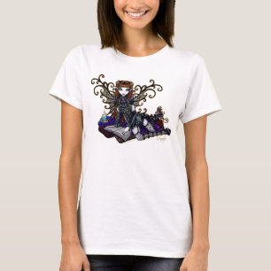 T-shirt La patience lisant le débardeur de contes de fée