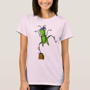 T-shirt La patience, sauterelle équilibrant T