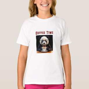 T-shirt La pause café du panda