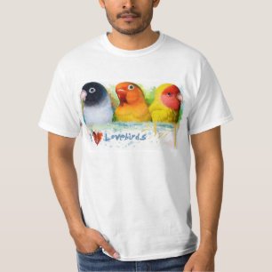 T-shirt La pêche de Lutino de fischer masquée par noir a