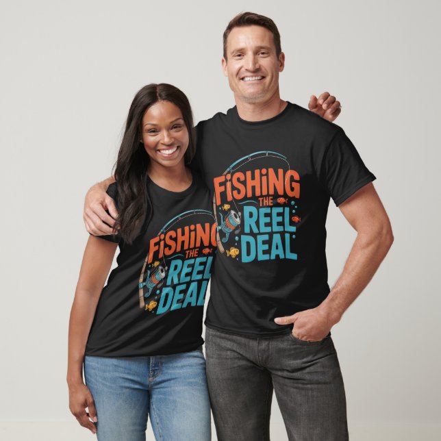T-shirt La Pêche Est L'Accord Réel (Unisexe)