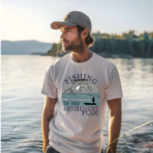T-shirt La pêche est mon plan de retraite