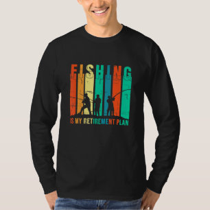 T-shirt La pêche est mon plan de retraite La pêche