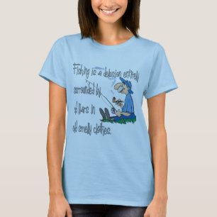 T-shirt La pêche est une illusion