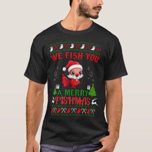 T-shirt La pêche me rend heureux. Toi pas tant