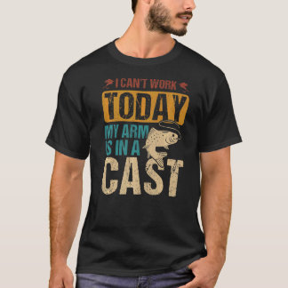 T-shirt La pêche ne peut pas marcher aujourd'hui