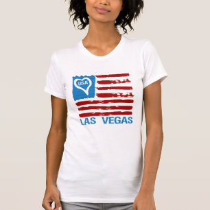 T-SHIRT LA PEINTURE DE LAS VEGAS D'AMOUR DES ETATS-UNIS A