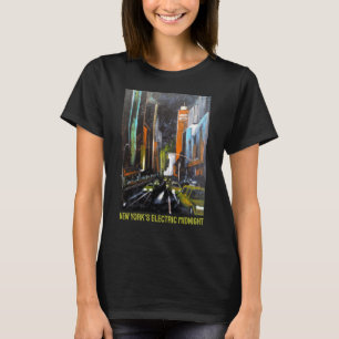 T-shirt La peinture de minuit électrique de New York - Alf