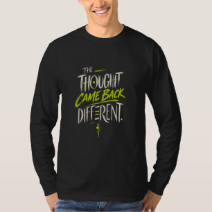 T-shirt La Pensée Est Revenue Avec Une Typographie Différe