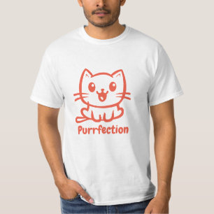 T-shirt La perfection, très mignon chat d'anime