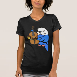 T-shirt La perruche anglaise joue le violoncelle bas