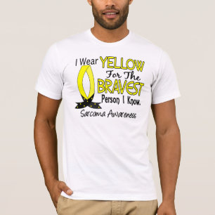 T-shirt La personne la plus courageuse je connais le