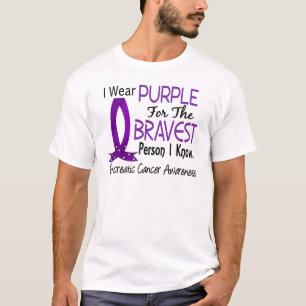 T-shirt La personne la plus courageuse je connais le