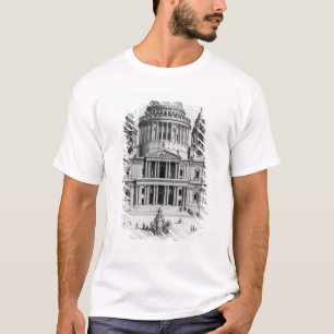 T-shirt La perspective occidentale de la cathédrale de St