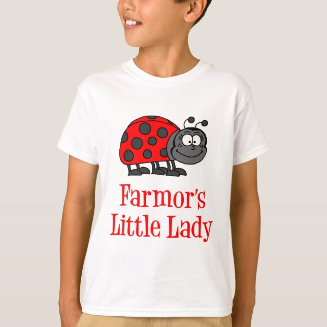 T-shirt La petite dame de l'agriculteur (Devant)