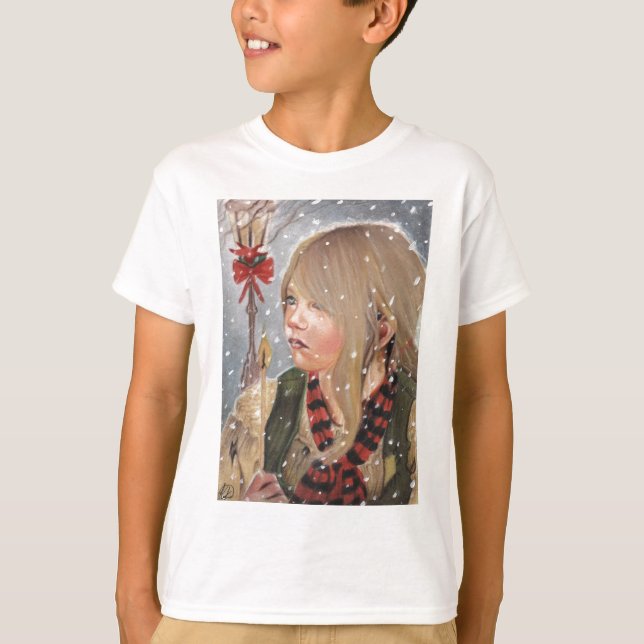 T-shirt La petite fille de match (Devant)