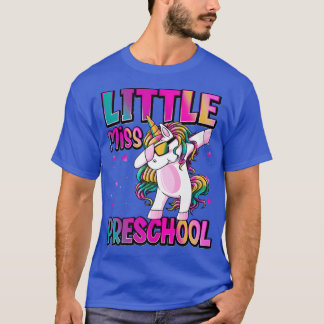 T-shirt La Petite Mlle Préscolaire Retour À L'École Filles