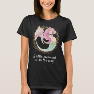 T-shirt La Petite Sirène en route Enceinte