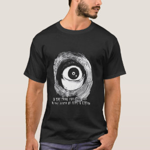 T-shirt La peur meurt quand on lui fait face Citation Mark