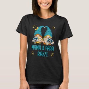 T-shirt La Photographe Gnome Mama Et Papa Razzi Pour Maman