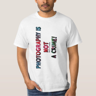 T-shirt La photographie n'est pas un crime