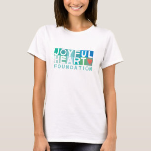 T-shirt La pièce en t adaptée par coeur joyeux des femmes