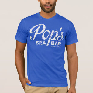 T-shirt La pièce en t bleue rugueuse du bruit