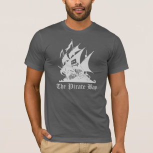 T-shirt La pièce en t de baie de pirate
