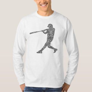 T-shirt La pièce en t de base-ball de base-ball des homme