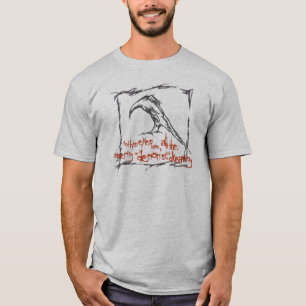 T-shirt La pièce en t de Raven