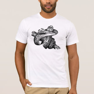 T-shirt La pièce en t de serpent d'Ettes