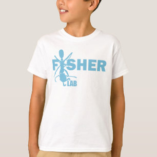 T-shirt La pièce en t des enfants de laboratoire de Fishe