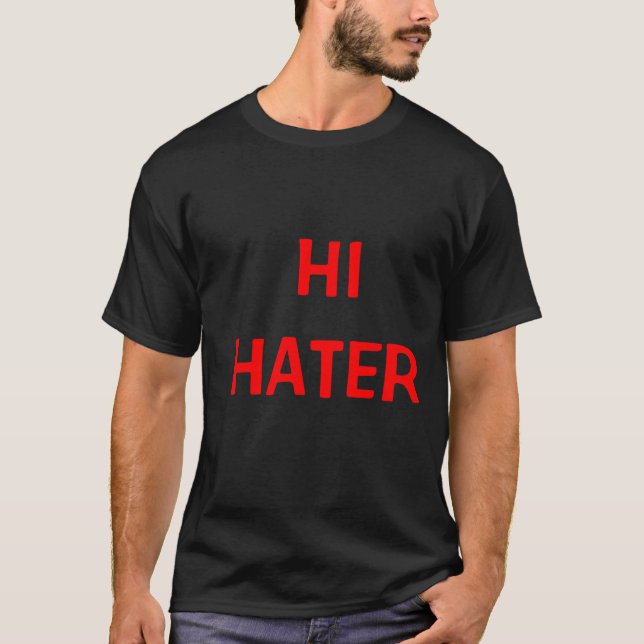 T-shirt La pièce en t des femmes des hommes de haineux (Devant)