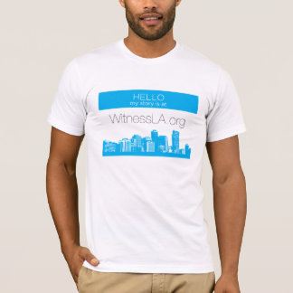 T-shirt La pièce en t des hommes de WitnessLA
