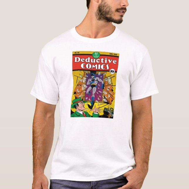 T-shirt La pièce en t des hommes déductifs des bandes (Devant)