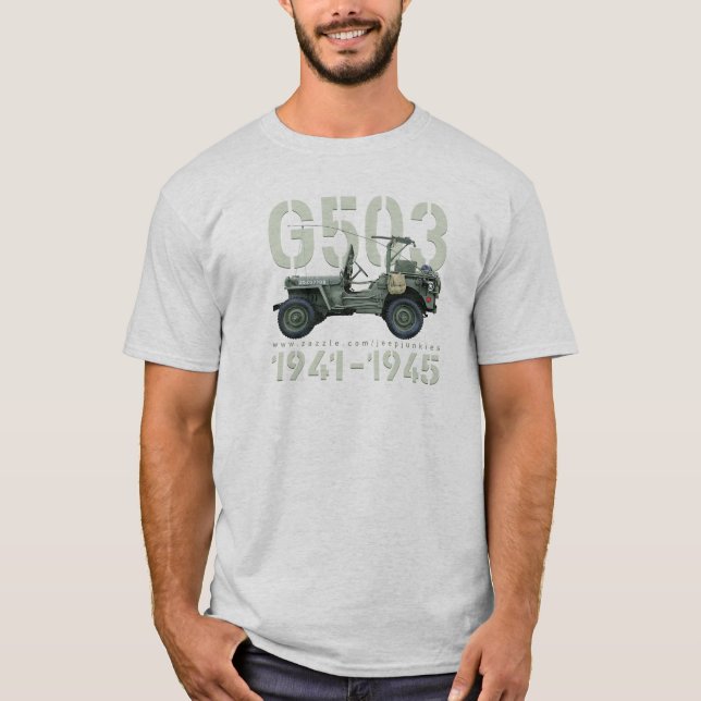 T-shirt La pièce en t des hommes G503 (Devant)