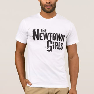 T-shirt La pièce en t des textes de filles de Newtown -