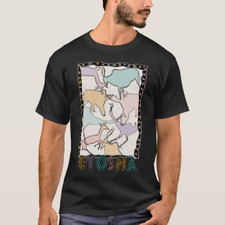 T-shirt La pièce en t d'obscurité d'Etosha