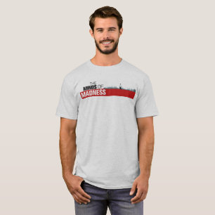 T-shirt La pièce en t folle de bannière