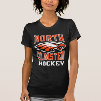 T-shirt La pièce en t noire d'Olmsted des femmes du nord