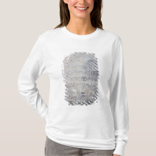 T-shirt La pierre hellénistique d'épigraphe, a trouvé d