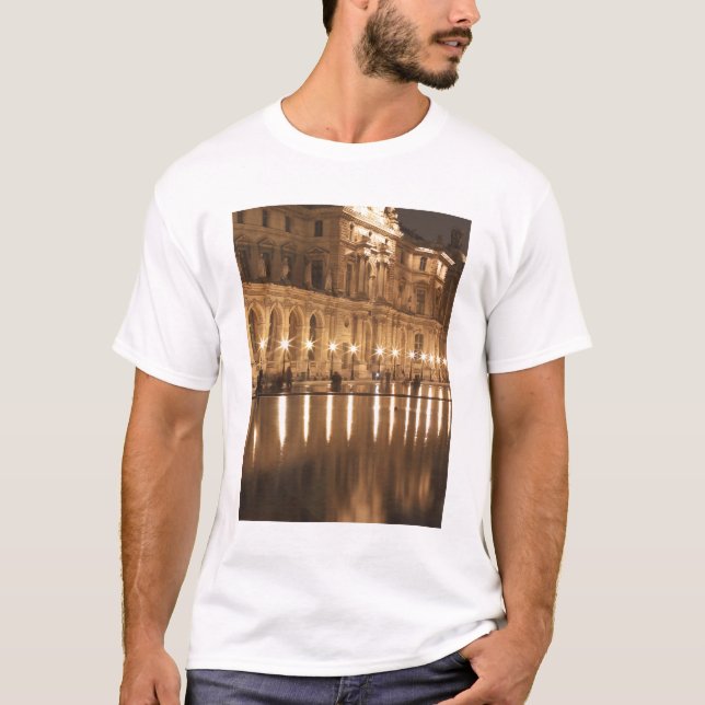 T-shirt La piscine du Louvre, Paris, France (Devant)